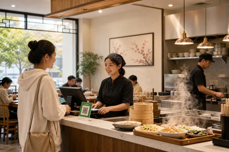 美食餐饮门店使用微信电子券示意
